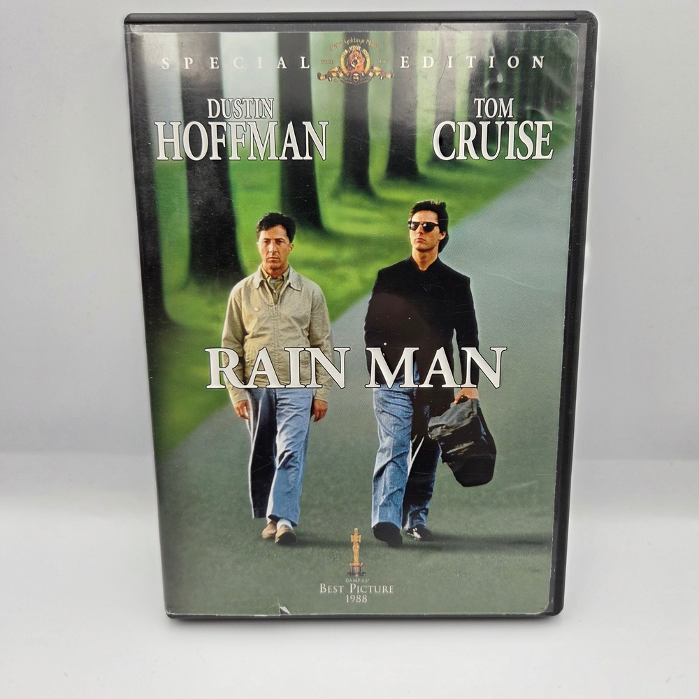 Rain Man DVD Special Edition Dustin Hoffman Tom Cruise 1988 Best Picture Drama
